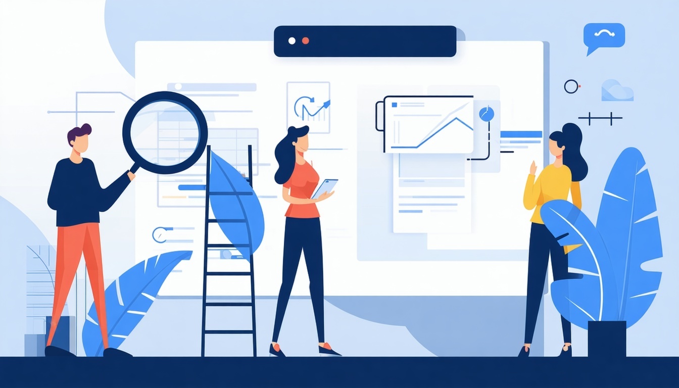 access to the right creative team flat vector