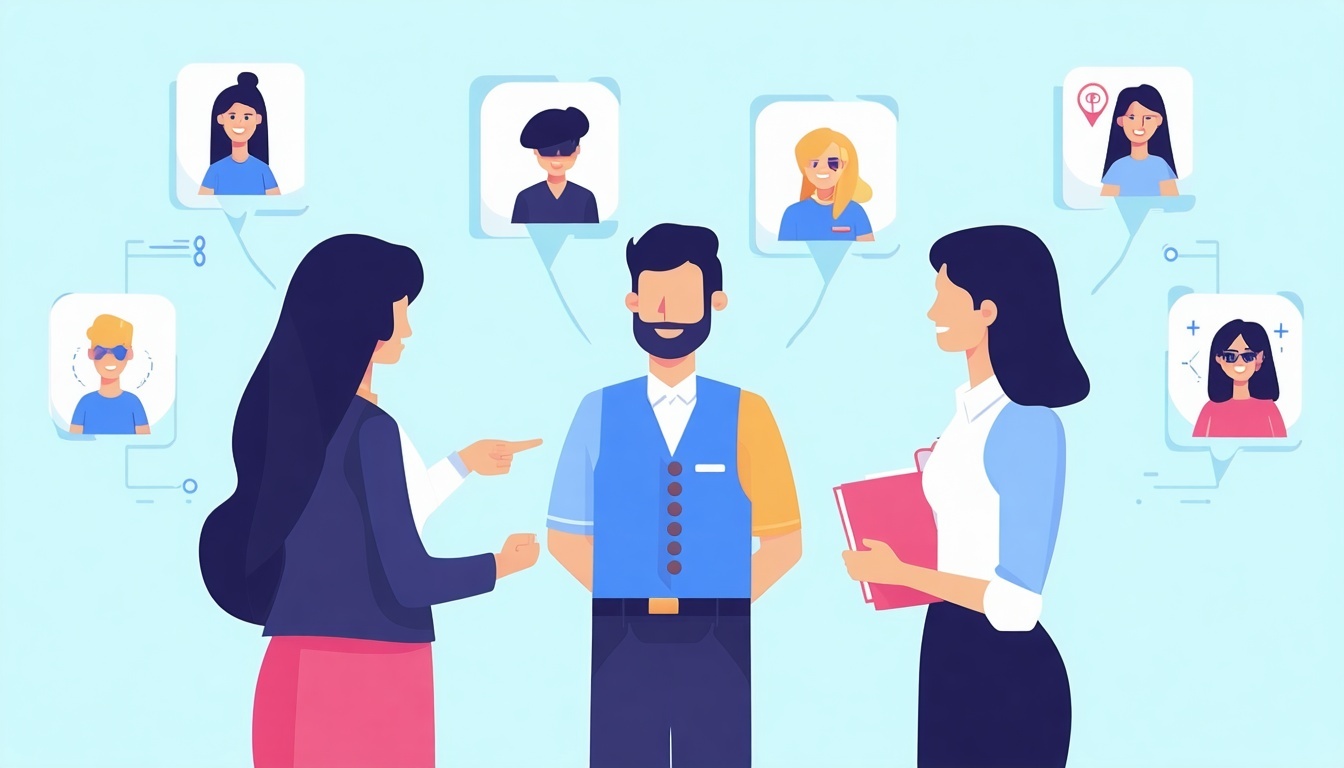 choosing the right team flat vector-1