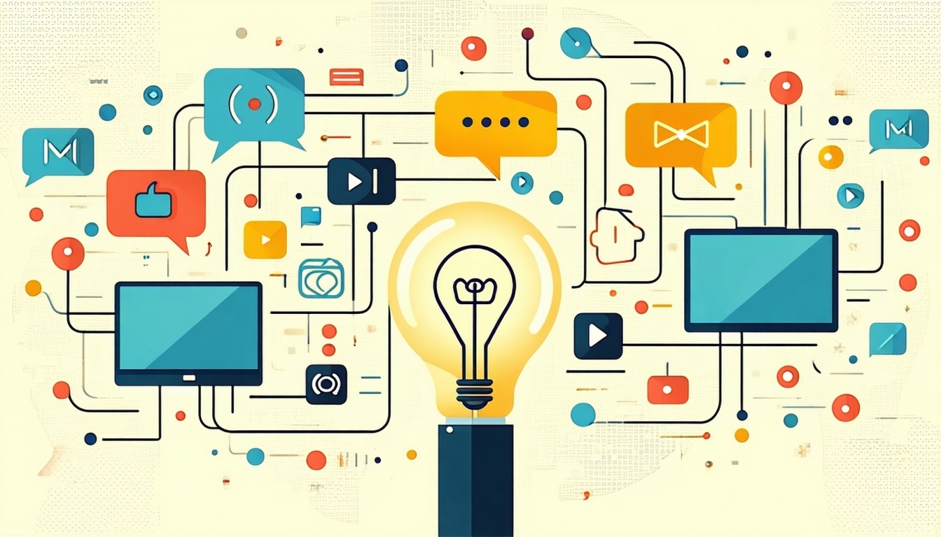 communication complex ideas flat vector-1