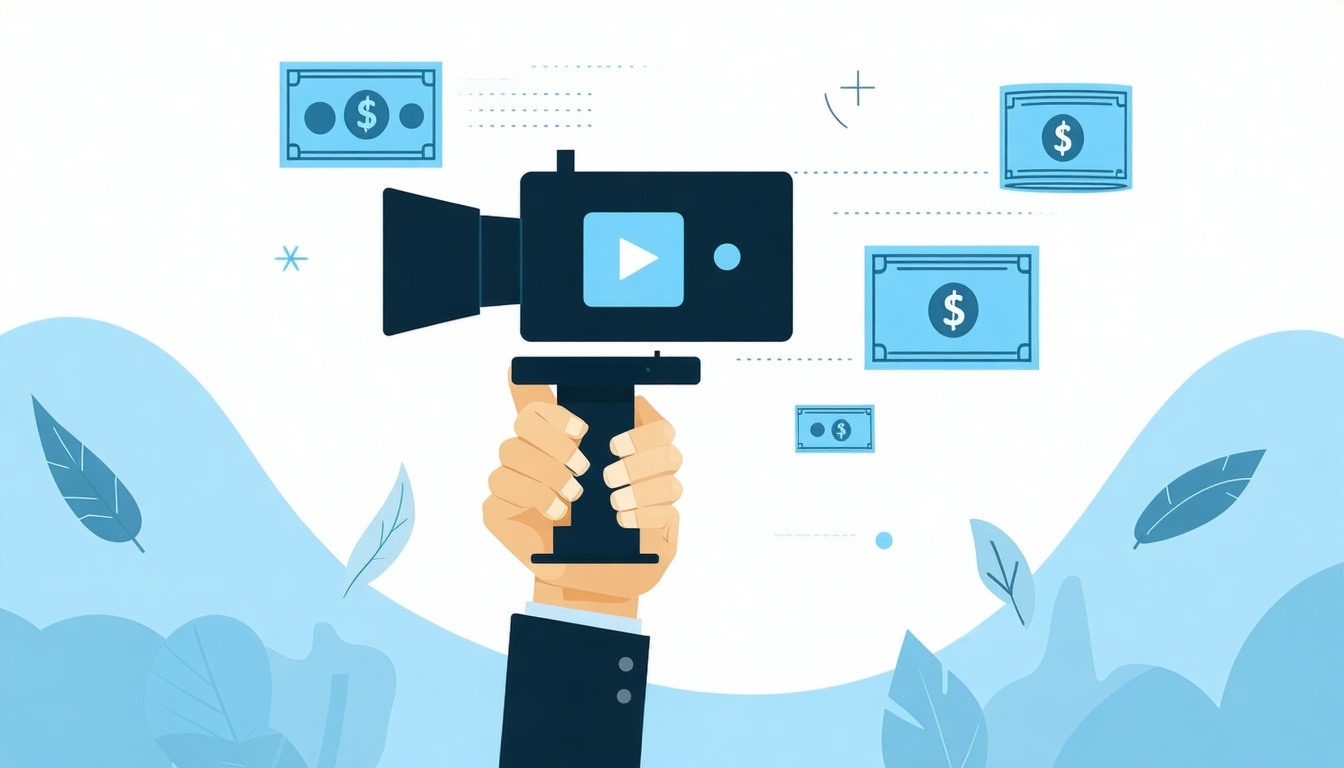cost of video marketing flat vector-2
