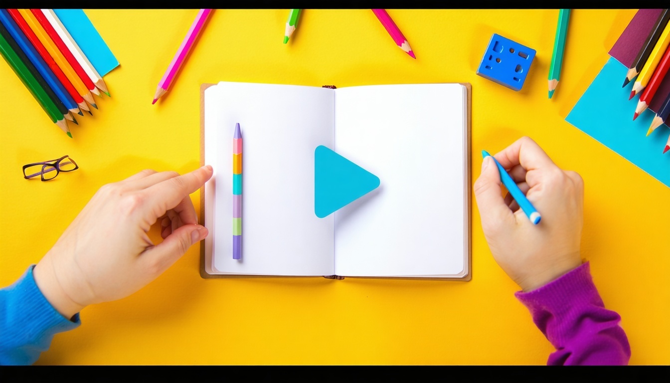 story and craft video flat vector-1