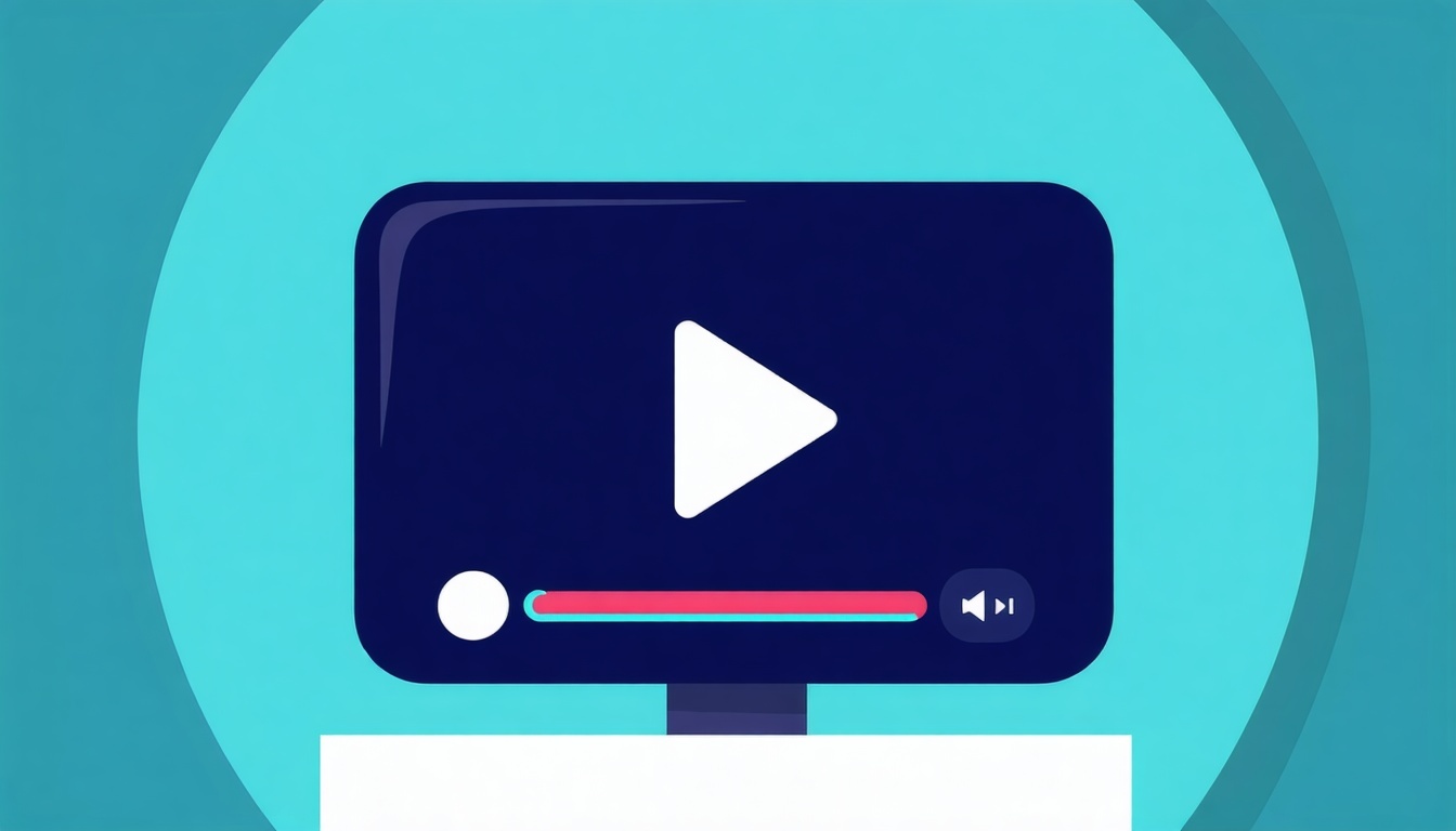 unforgettable message using video flat vector