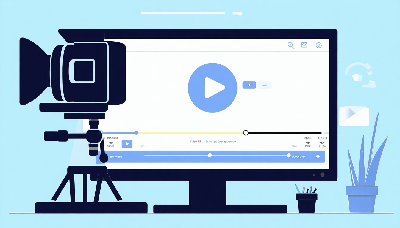 video software explainer matters flat vector