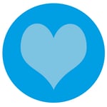 A heart representing viewer engagement.